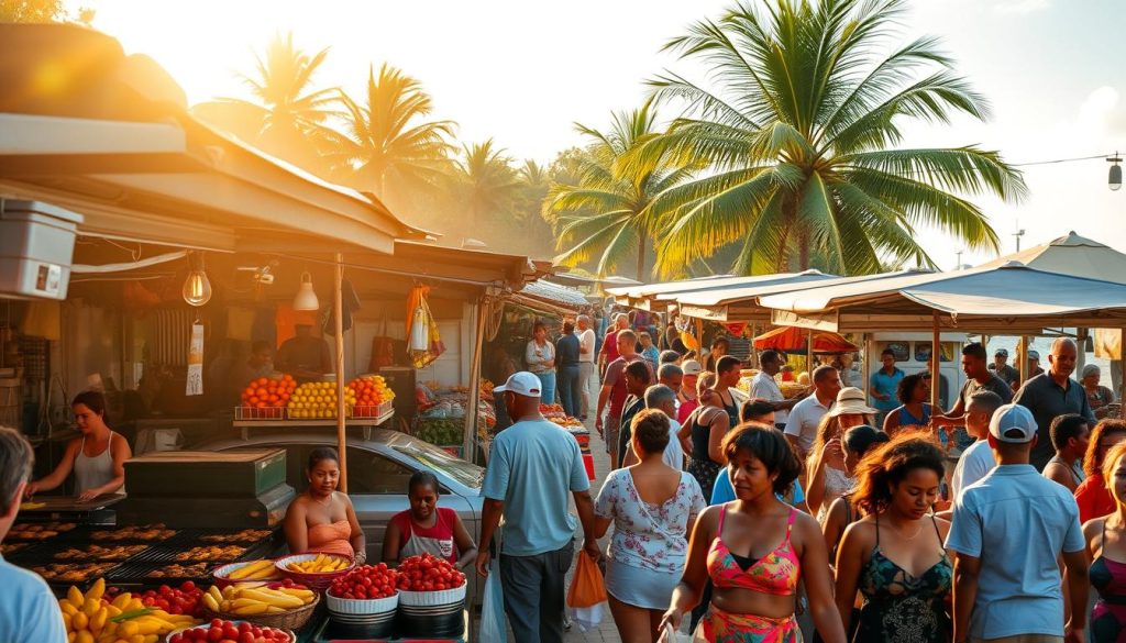 Anse Royale street food market Anse Royale street food market