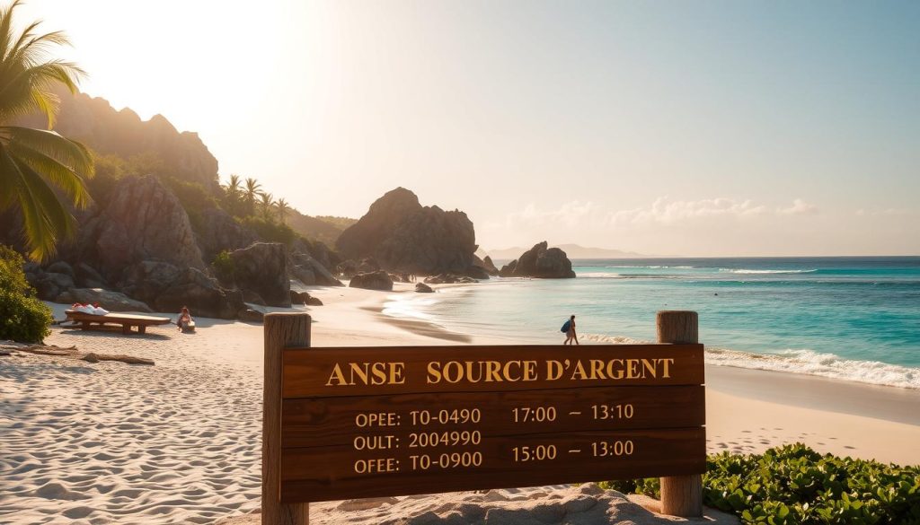 Anse Source d'Argent opening hours Anse Source d'Argent opening hours