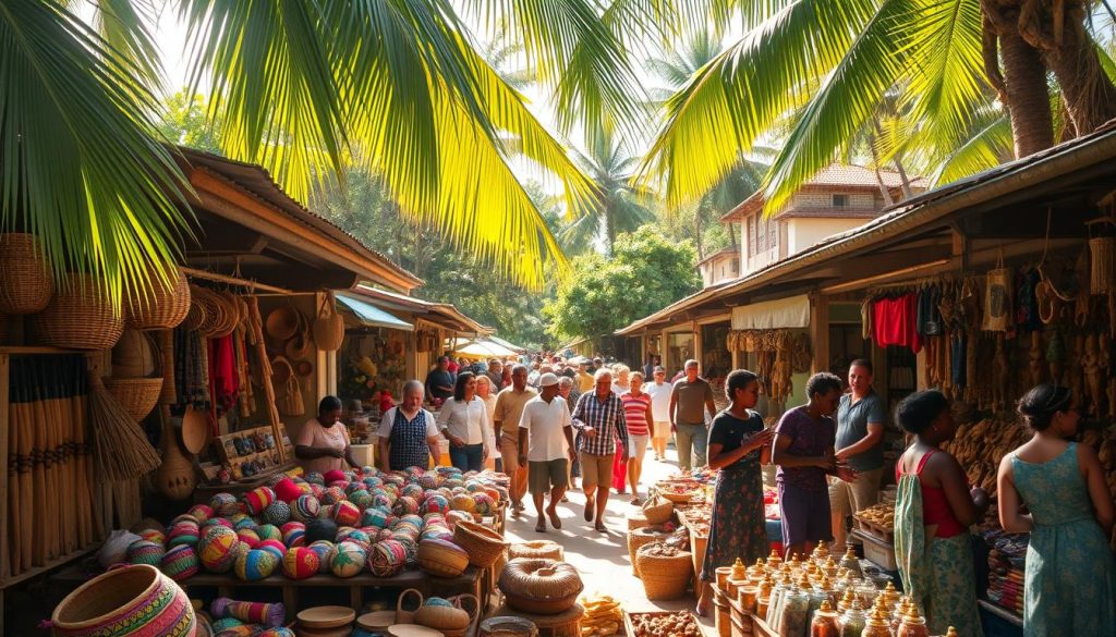 Bazar Labrin Beau Vallon traditional crafts market Bazar Labrin Beau Vallon traditional crafts market
