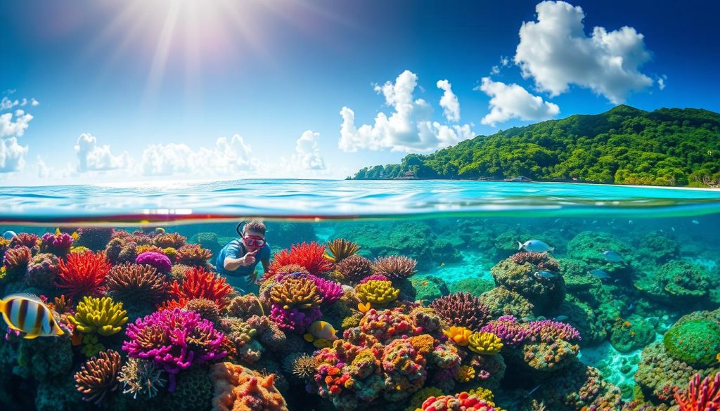 Beau Vallon Bay snorkeling Beau Vallon Bay snorkeling