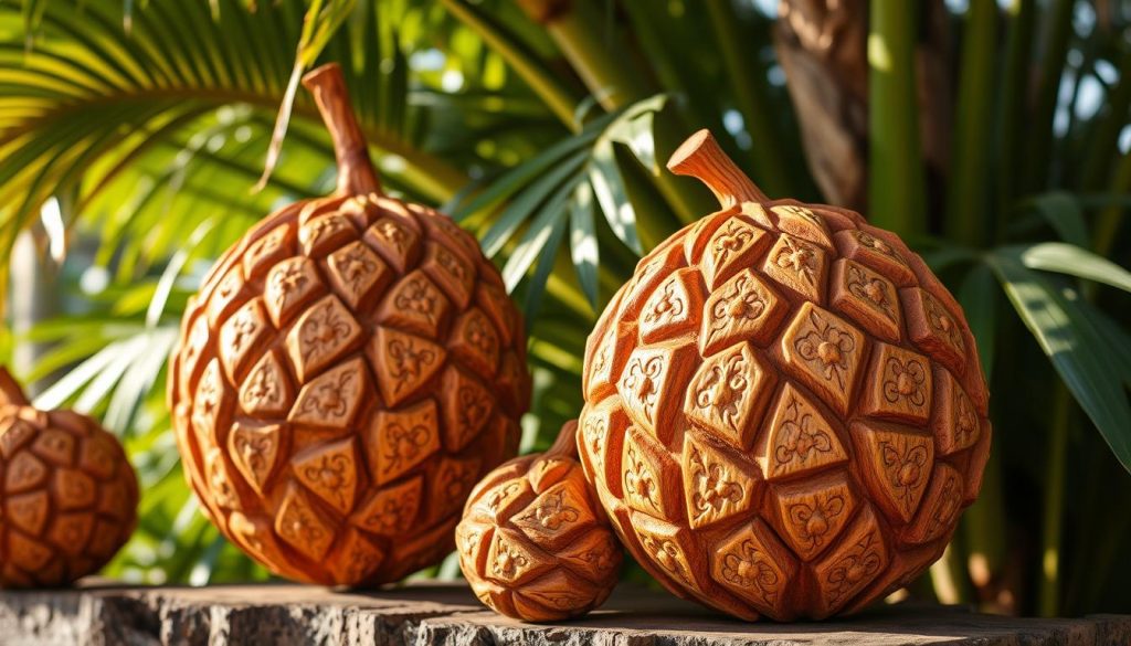 Coco de Mer carvings Coco de Mer carvings