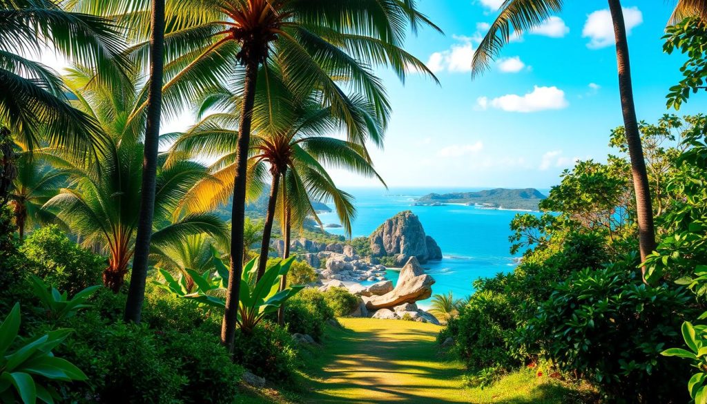 Grand Anse and Petit Anse trail Grand Anse and Petit Anse trail