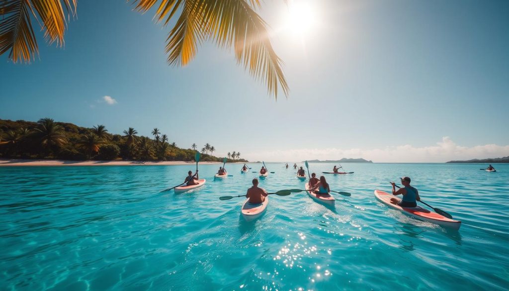 Kayaking and stand-up paddleboarding adventures on Praslin