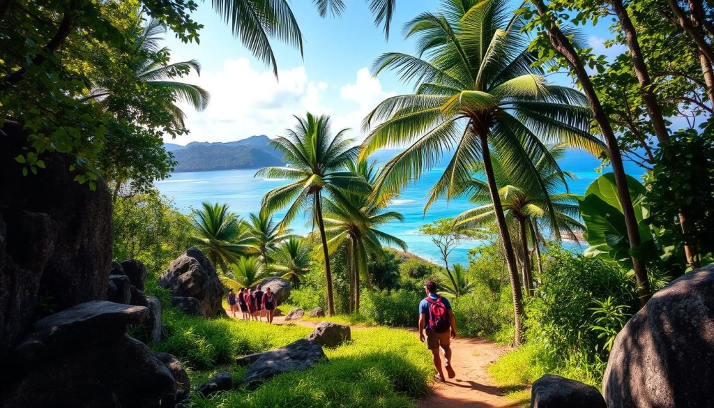 La Digue Island trails La Digue Island trails