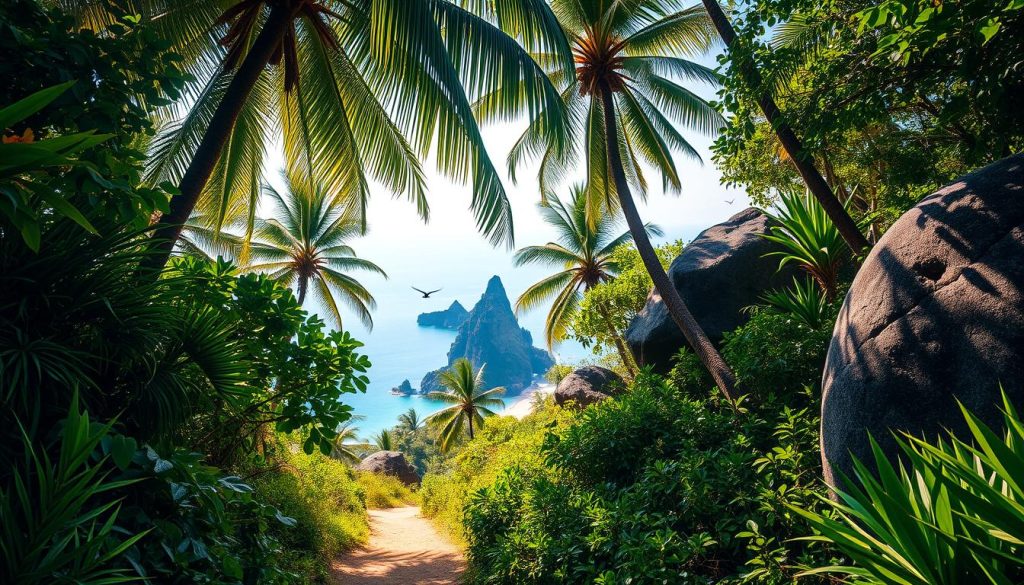 La Digue Island trails La Digue Island trails