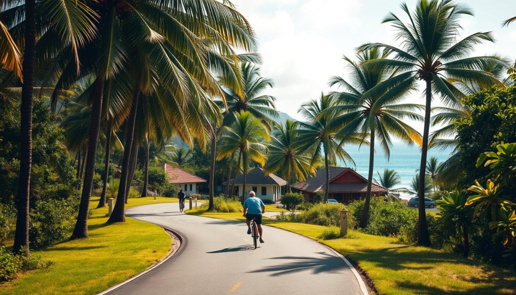 La Digue bicycle paths La Digue bicycle paths