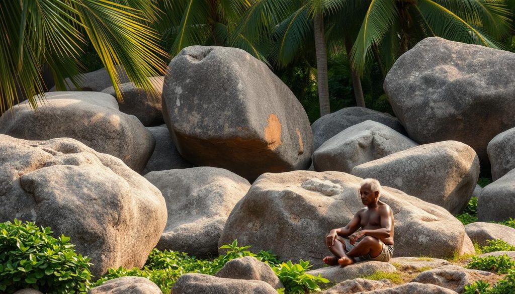 La Digue granite boulders cultural significance La Digue granite boulders cultural significance