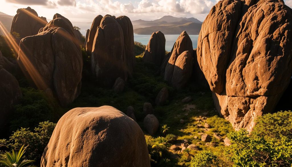 La Digue granite rocks La Digue granite rocks