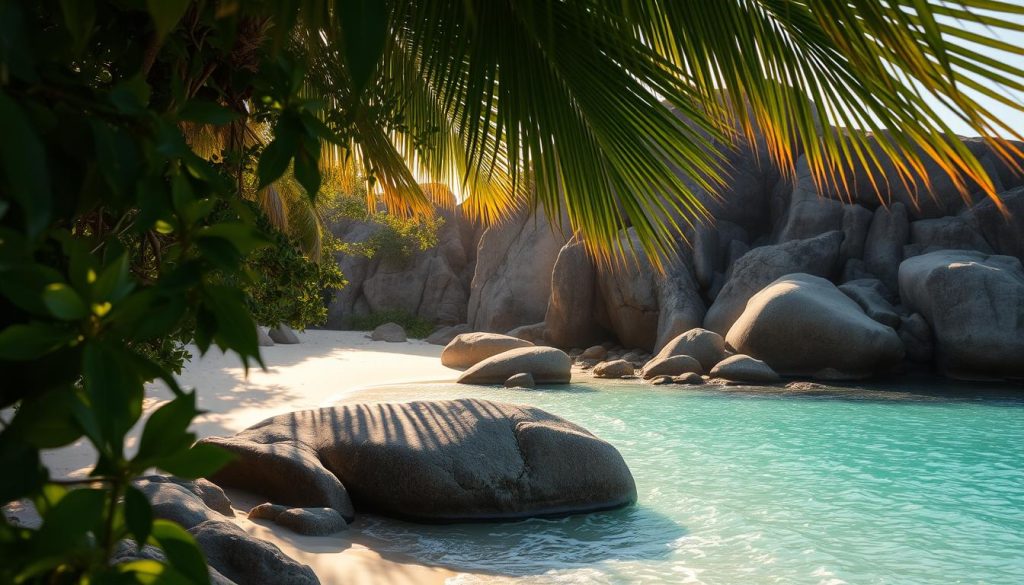 La Digue hidden beaches and coves La Digue hidden beaches and coves