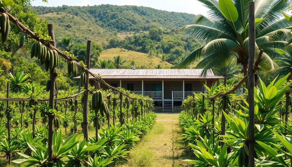 La Digue vanilla plantation La Digue vanilla plantation