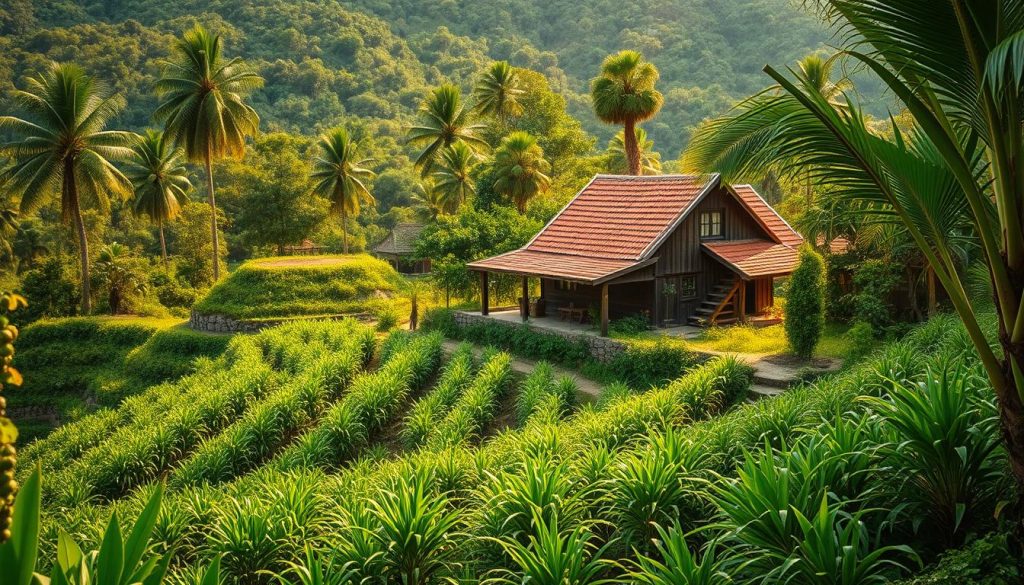 La Digue vanilla plantation