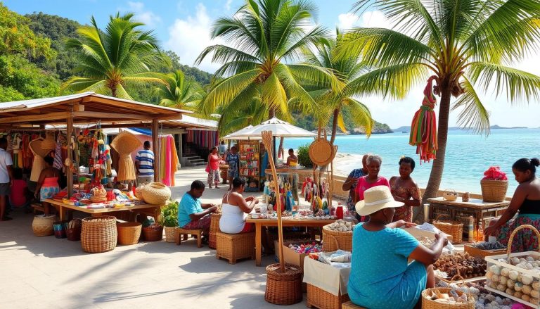 Local crafts Anse Royale