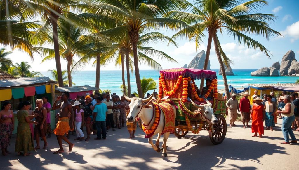 Ox-cart festival La Digue Ox-cart festival La Digue