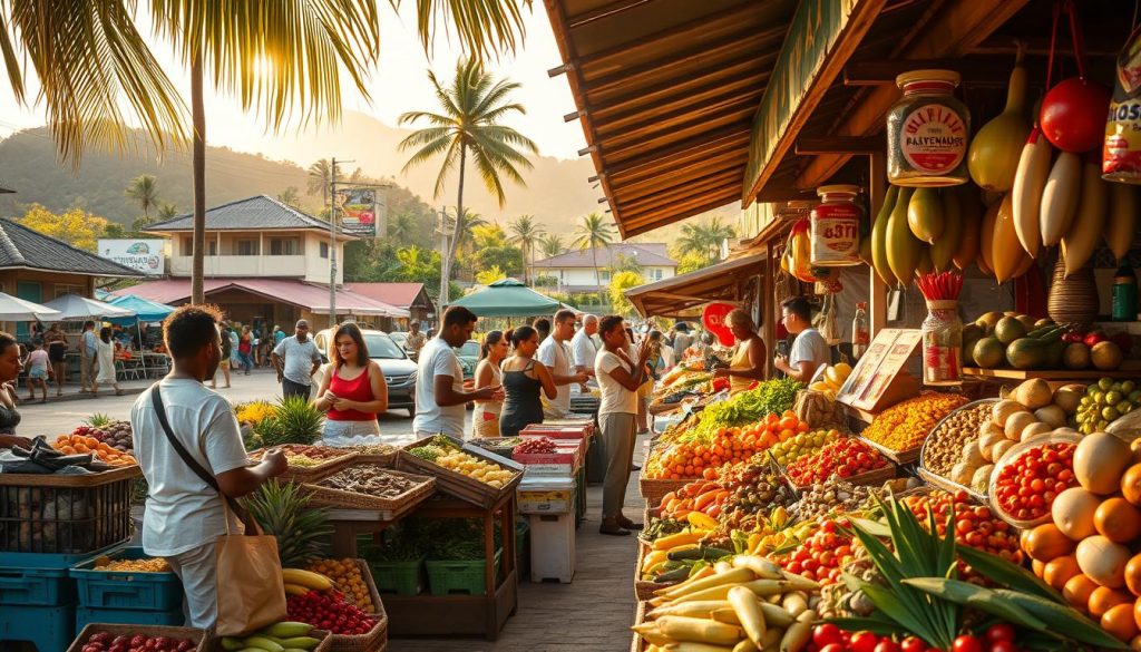 Praslin food markets Praslin food markets