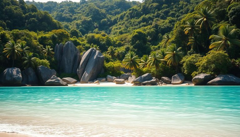 Praslin hidden beaches and coves