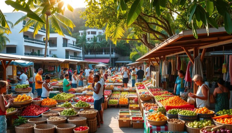 Seychelles Beau Vallon market