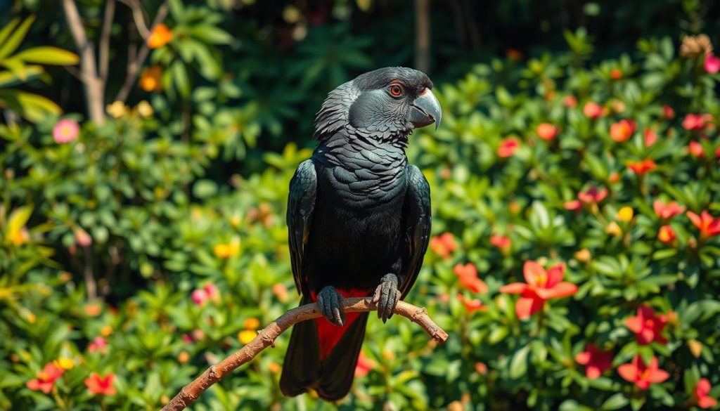 Seychelles Black Parrot Seychelles Black Parrot