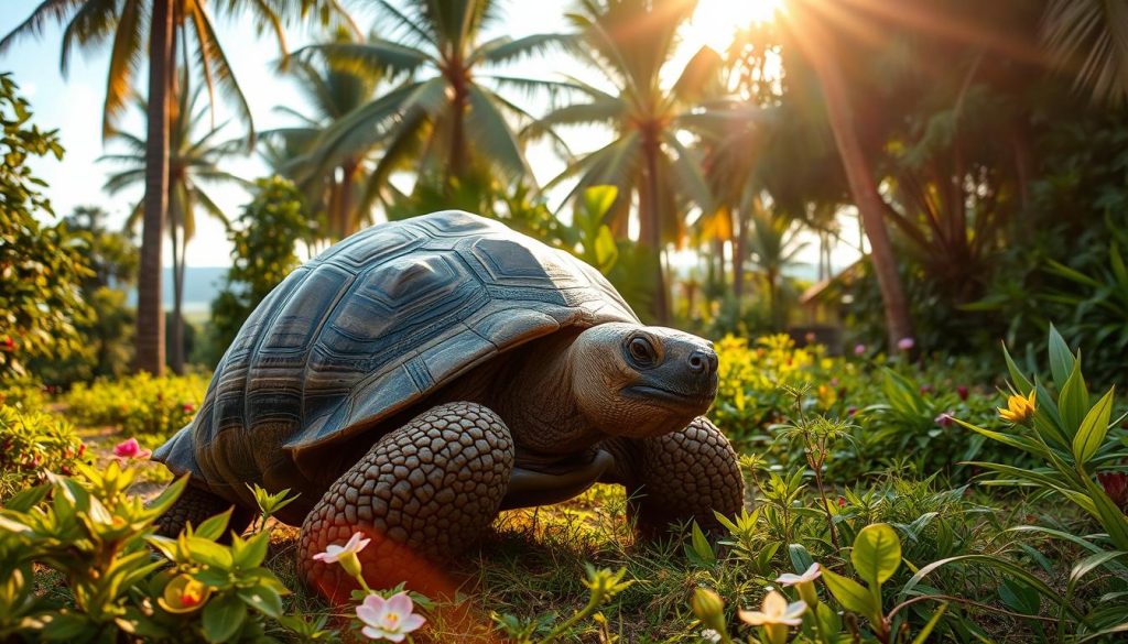 Seychelles giant tortoise Seychelles giant tortoise